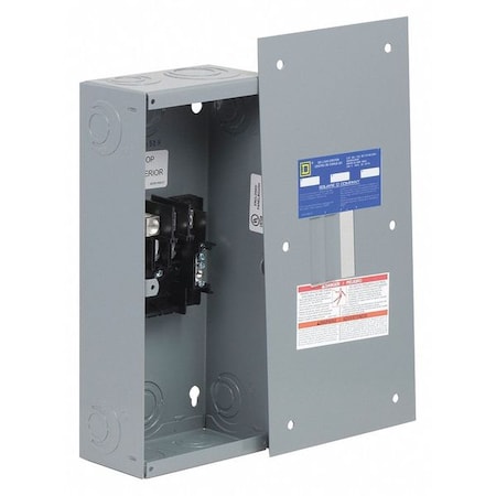 Square D Load Center, 3 Spaces, 60A Amps, 120/240V AC QO403L60NF