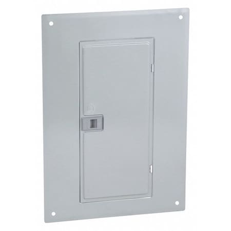 SQUARE D Load Center Cover, Flush Mount, 125 A, 22.13 in L, 15.44 in W, Non-Vented, 24 Spaces, NEMA 1 QOC24UF