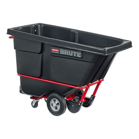 Rubbermaid Commercial Tilt Truck, Standard, 1/2 cu. yd., Black FG130500BLA