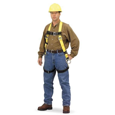 Miller DuraLite Full Body Harness, L/XL, 400 lb., Mating Chest/ Mating Leg Straps, Back, Hips D-Ring 850-7/UYK