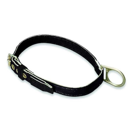 Miller Body Belt, 1 D-Rings, Back Location, Stainless Steel, Includes Padding: No , L 123N/LBK