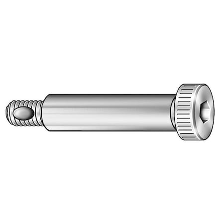 Zoro Select Self-Locking Shoulder Screws, 5/16