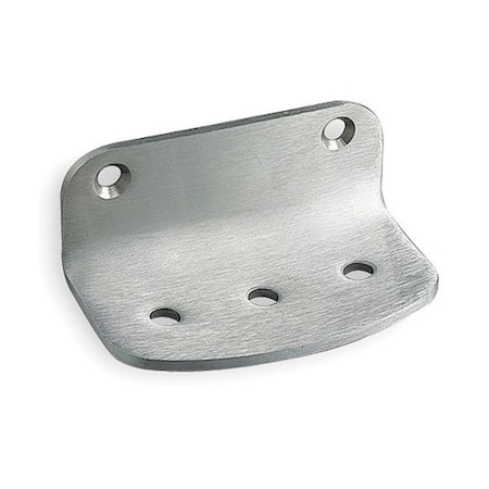 Zoro Select Soap Dish, Silver, 2-1/4x5x3In 1ECN7