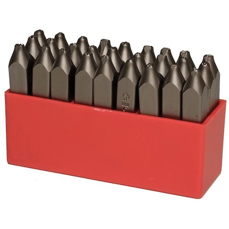 Zoro Select Hand Stamp Kit, Letter Set 1EC12