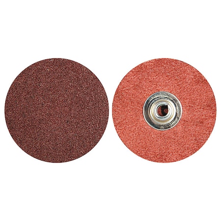 Norton Abrasives Quick Change Disc, AlO, 2in, 150G, TS, PK100 69957399645