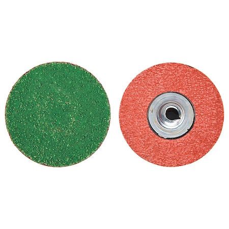 Norton Abrasives Qk Change Disc, ZircAlO, 3in, 50G, TS, PK50 08834167074