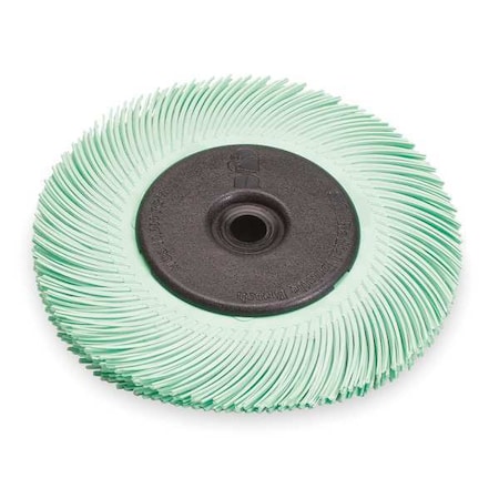 Scotch-Brite Radial Bristle Brush, T-C, 6x7/16, 1 Micron 61500187796