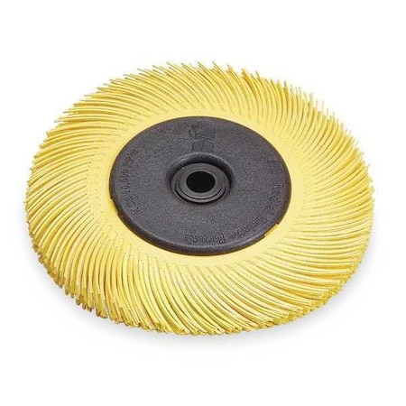 Scotch-Brite Radial Bristle Brush, T-C, 6 Diax7/16W, 80G 61500187770