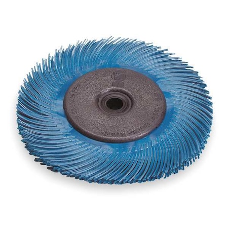 Scotch-Brite Radial Bristle Brush, T-C, 6Diax7/16W, 400G 61500187762