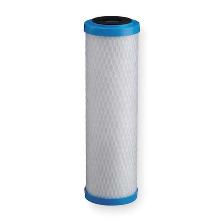 Pentair Pentek Woven Filter Cartridge, 1 gpm, 1 Micron, 2-7/8" O.D., 9 3/4 in H 255416-75
