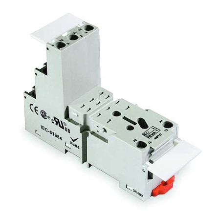 Dayton Relay Socket, Elevator, Square, 11 Pin, 10A 1EGP9