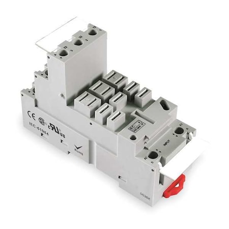 Dayton Relay Socket, Elevator, Square, 11 Pin, 25A 1EGR3