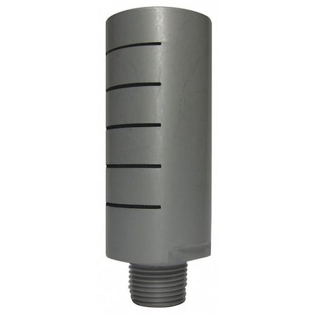 Speedaire Silencer Muffler, 3/8 In. NPT, 1 In. Hex 1EJW8