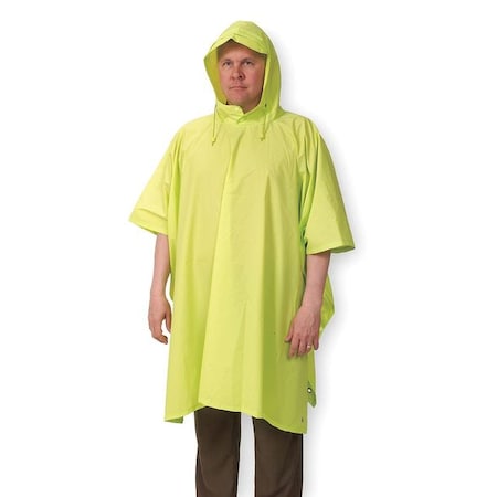 Condor Rain Poncho, HiViz Yellow/Green, Univ 1EJY2