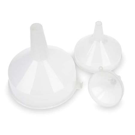 Westward Utility Funnel Set, Plastic, 3 pcs. 1EKF3
