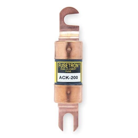 Eaton Bussmann Forklift Limiter Fuse, ACK Series, 200A, Time-Delay, Not Rated, Bolt-On ACK-200