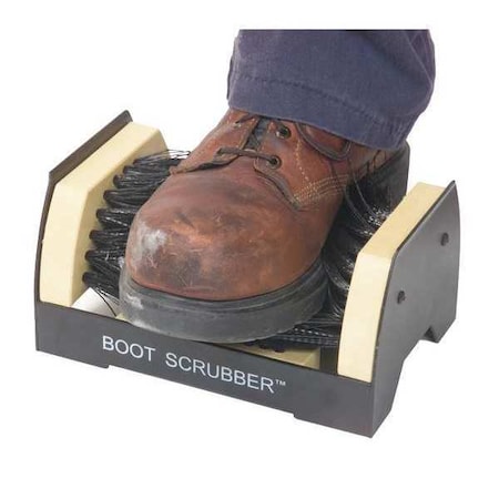 Zoro Select Boot Brush, Overall Dim. 8-13/16"L x 6"W x 4-1/2"H 1ETK7
