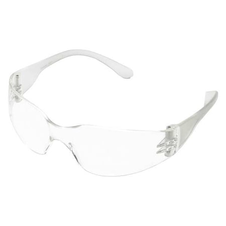 Condor Condor Mini V, Safety Glasses, Anti-Fog, Anti-Static & Anti-Scratch, Clear Lens, Clear Frame 1ETK3