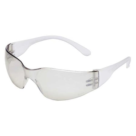 Condor Condor Mini V, Safety Glasses, Anti-Scratch, Light Gray Lens, Clear Frame, Frameless 1ETK6