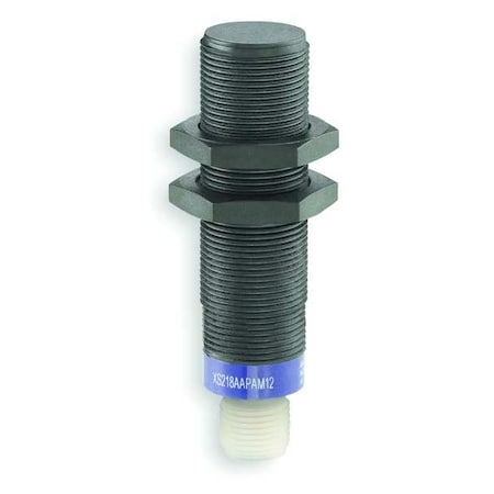 Telemecanique Sensors Cylindrical, Inductive Proximity Sensor, 18 mm Dia., PPS, 2 m, Bare Wire, 2 Wires, Unshielded XS218AAMAL2