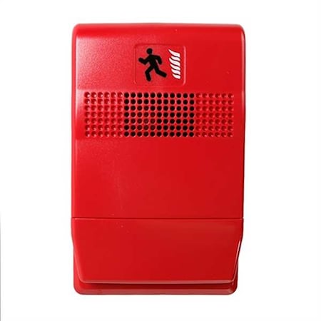 Edwards Signaling Chime, Red, H 27/32 x 4 1/2 In EG1R-C