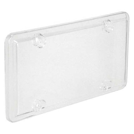Bell License Plate Cover, Clear, Polymer 00456-8