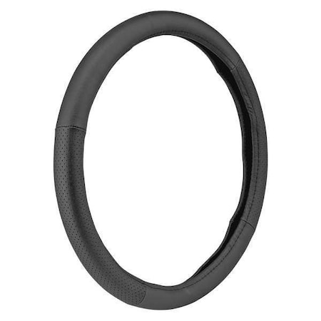 Bell Steering Wheel Cover, Leather, Black 52763-8