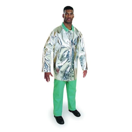 STEEL GRIP Aluminized Jacket, PFlame Resistant Rayon, 2XL ARL 1136-35