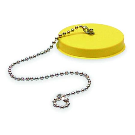 Bradley Face Wash Dust Cap, Plastic, Yellow, For Use With, Eye/Face Wash S53-063