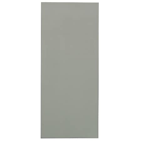 ASI GLOBAL PARTITIONS 42" x 18" Urinal Screen Toilet Partition, Solid Polymer, Gray 65-M081801-9200