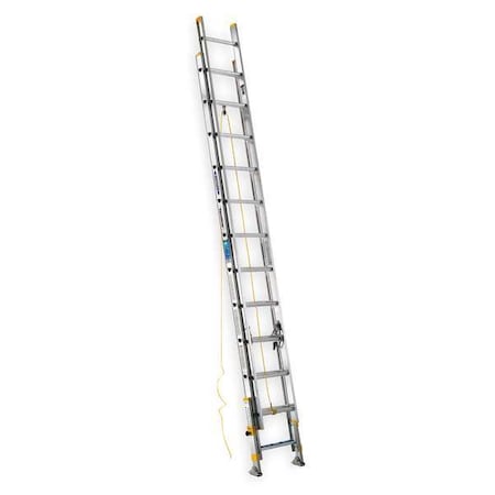 Werner 24 ft Aluminum Extension Ladder, 250 lb Load Capacity D1824-2EQ