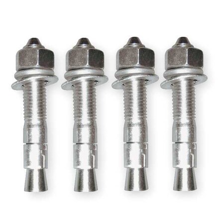 Handle-It Wedge Anchors, PK4 4-Pk-WA3-4x4.25