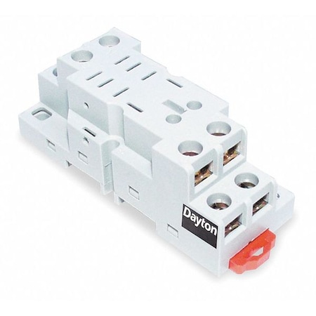 Dayton Relay Socket, Square, 8 Pins, 16 A 1FC13