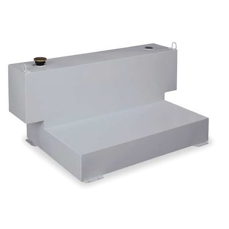 Crescent Jobox 100 Gallon White L-Shaped Fuel-N-Tool Ready Steel Liquid Transfer Tank for 4-Door Trucks 498000
