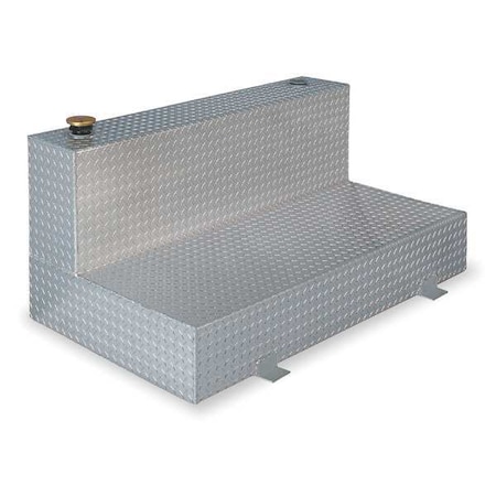 Crescent Jobox 100 Gallon L-Shaped Aluminum Liquid Transfer Tank for Trucks 437000