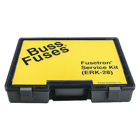 Eaton Bussmann Industrial Fuse Kit, FRN-R Series, 28 Fuses Included, RK-5 Class, 3-2/10 to 100A, 250V AC ERK-28