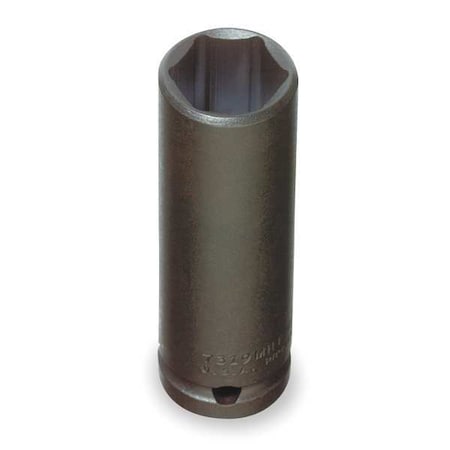 Proto 1/2 " Drive Impact Socket Deep Socket, black oxide, 19 mm J7319MHT