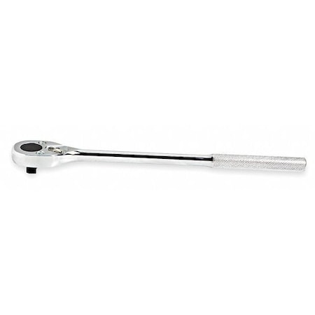 Proto 3/8" Drive 24 Geared Teeth Pear Head Style Hand Ratchet, 11" L, Full Polish Finish J5250