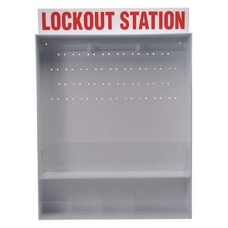 Brady Lockout Station, Unfilled, 30 In H 50993