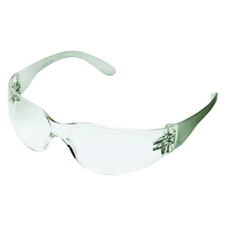 Condor Safety Glasses, Condor V, Anti-Fog, Anti-Static, Anti-Scratch, Frameless, Clear Arm, Clear Lens 1FYX7
