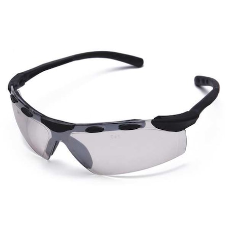 Condor Enticer, Safety Glasses, Anti-Scratch, Light Gray Lens, Black Frame, Frameless 1FYY5