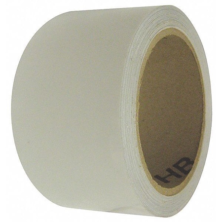 Condor Floor Marking Tape, vinyl, No Legend, White, 2 in W., 7 mil Thickness 78140