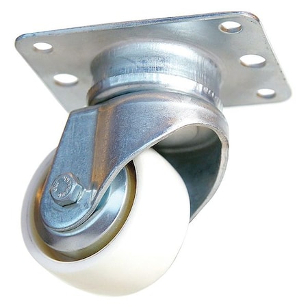 Zoro Select Inverted Air Cargo Swivel Caster, Nylon, 2-9/16 in 1F147