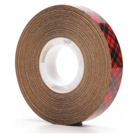 3M Transfer Tape, Transparent, 18 yd L, 1/2 in W 70006040060