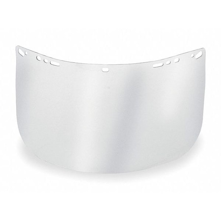 Bullard Faceshield Visor, Clear Visor, Acetate, Uncoated Lens, Clear 860H