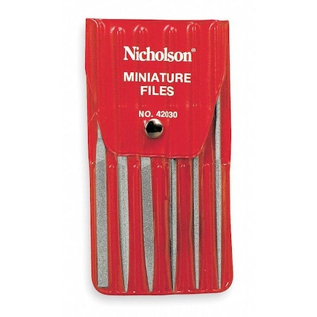 Crescent Nicholson Miniature Hobby File Set, American 42030L