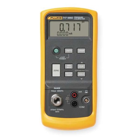 Fluke Pressure Calibrator, -12 to 3000 psi FLUKE-717-3000G