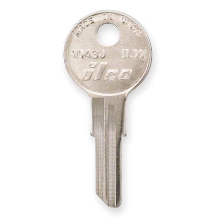 Kaba Ilco Key Blank, Brass, Type IL11, PK10 1043J-IL11