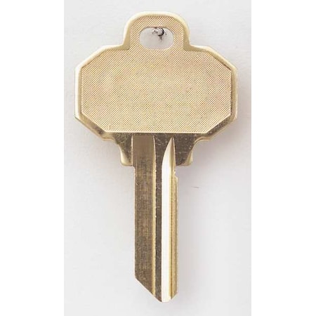 Kaba Ilco Key Blank, Nickle, Type BW2, 5 Pin, PK10 1510-BW2