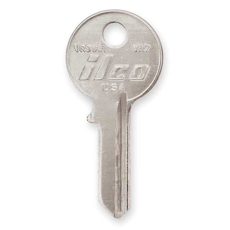 Kaba Ilco Key Blank, Brass, Type VR7, 4 Pin, PK10 VR91AR-VR7